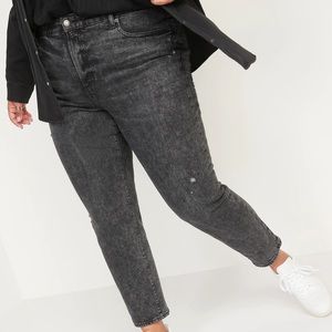 Old navy straight high waisted jeans